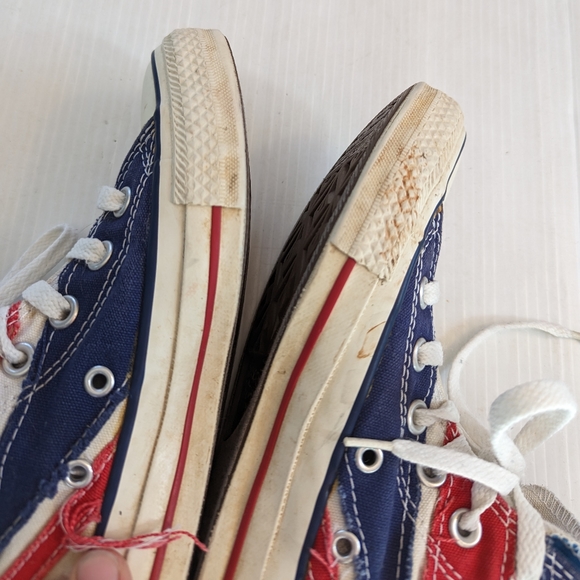 CONVERSE Limited Edition The Who flag Artwork 2008 Year Hour high top sneakers - Picture 13 of 15